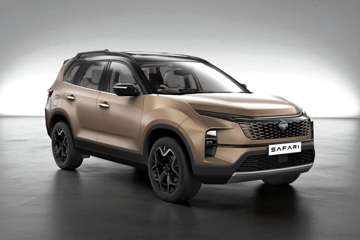 Tata Safari Color Black   Cosmic Gold (Dual Tone)